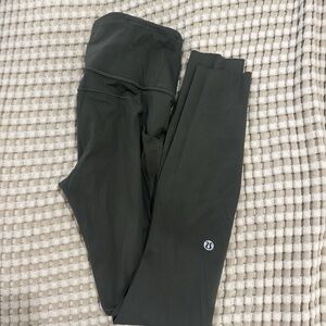 lululemon athletica Dark Green Leggings